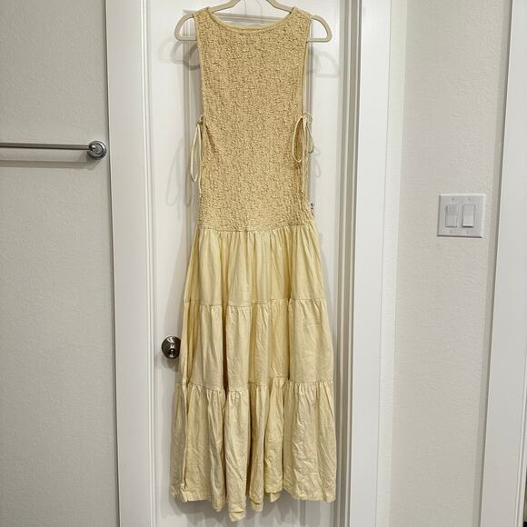 NWT Free People Sterling Maxi Dress in Summer Sand Size Large - Picture 3 of 7